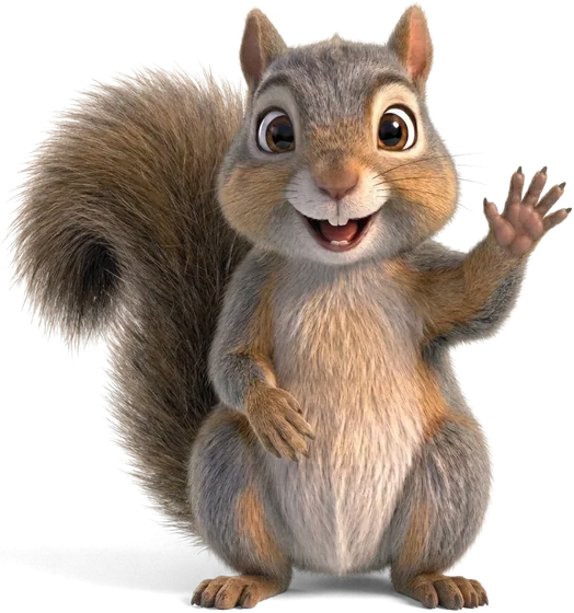 Scout waving